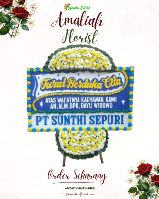 Papan Bunga Duka di Lahewa
