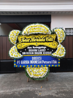 Papan Bunga Duka di Lahewa